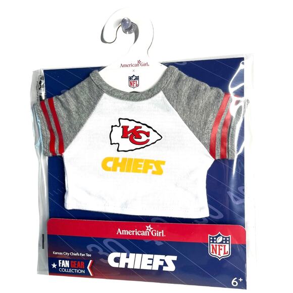 American Girl Doll NFL Kansas City CHIEFS TEE + STAR JEGGINGS Football Outfit! - Picture 6 of 13